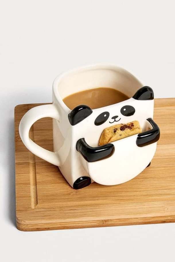 3D Cartoon Panda Coffee Mug