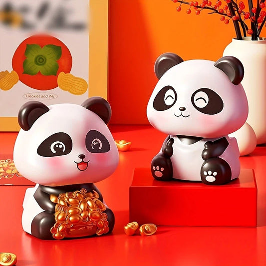 Solar Panda Ornament