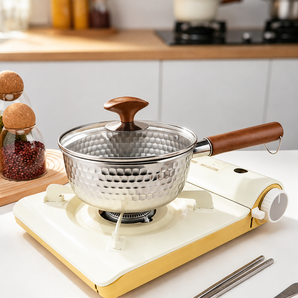 Stainless Steel Saucepan with Glass Lid(16 cm)
