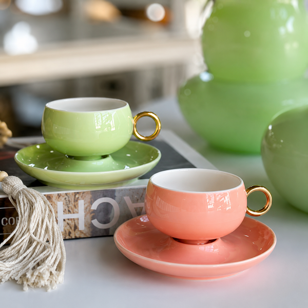 Pastel Cup & Saucer