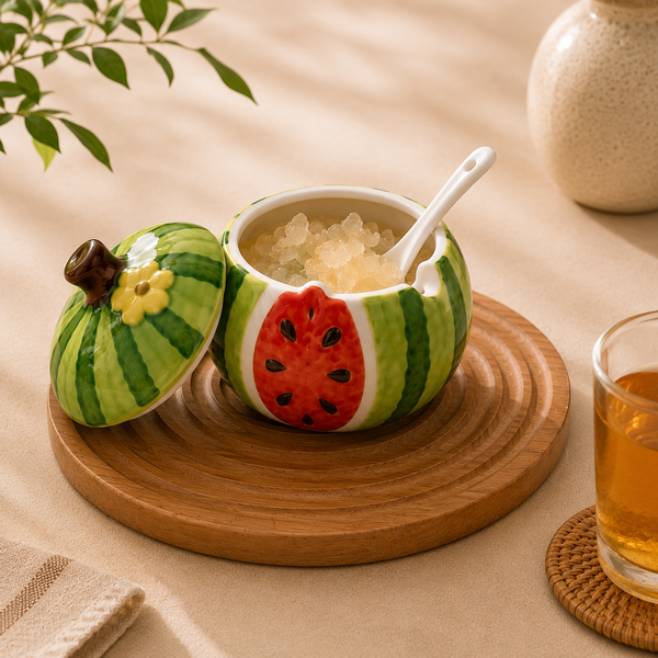 Watermelon Ceramic Cup - Front View
