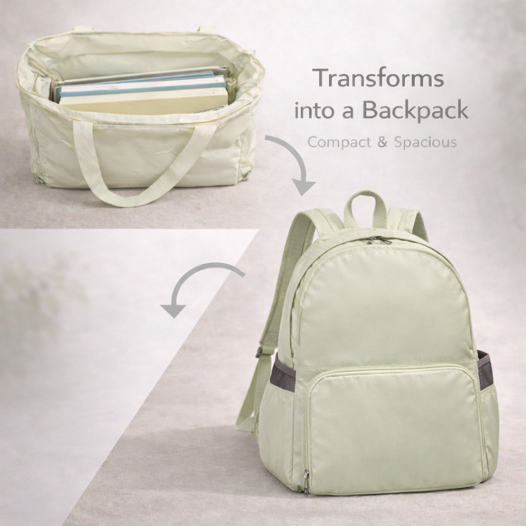 3-in-1 Foldable Travel Bag