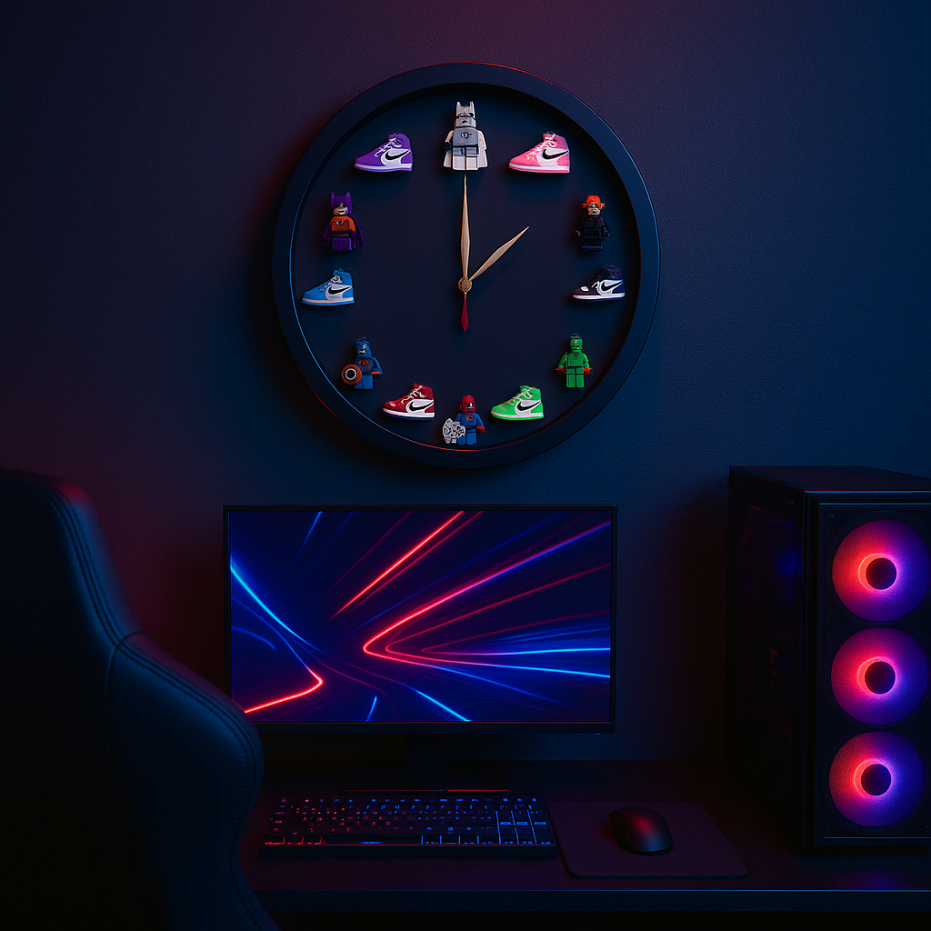 Marvel & Nike WallClock