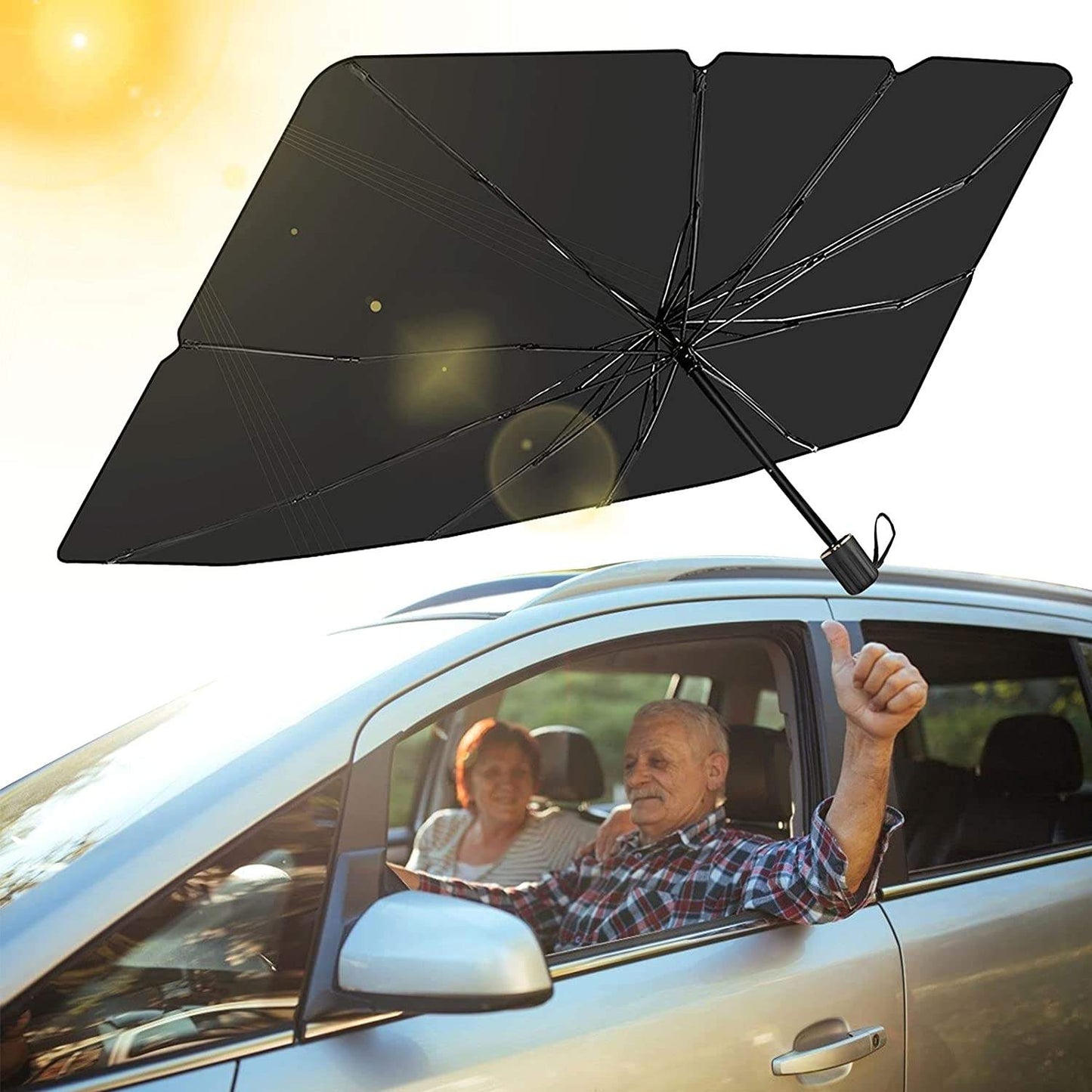 car windshield sun shade protector