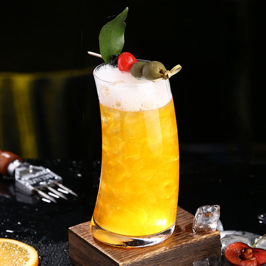 Curved Drink Glass