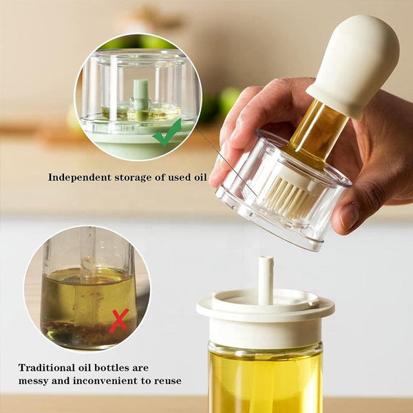 Oil Container With Brush