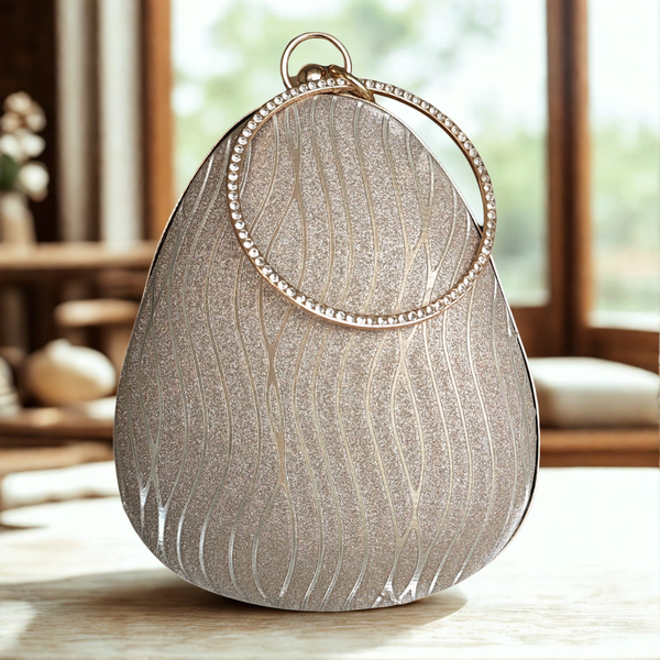 Glitter Wave Party Clutch