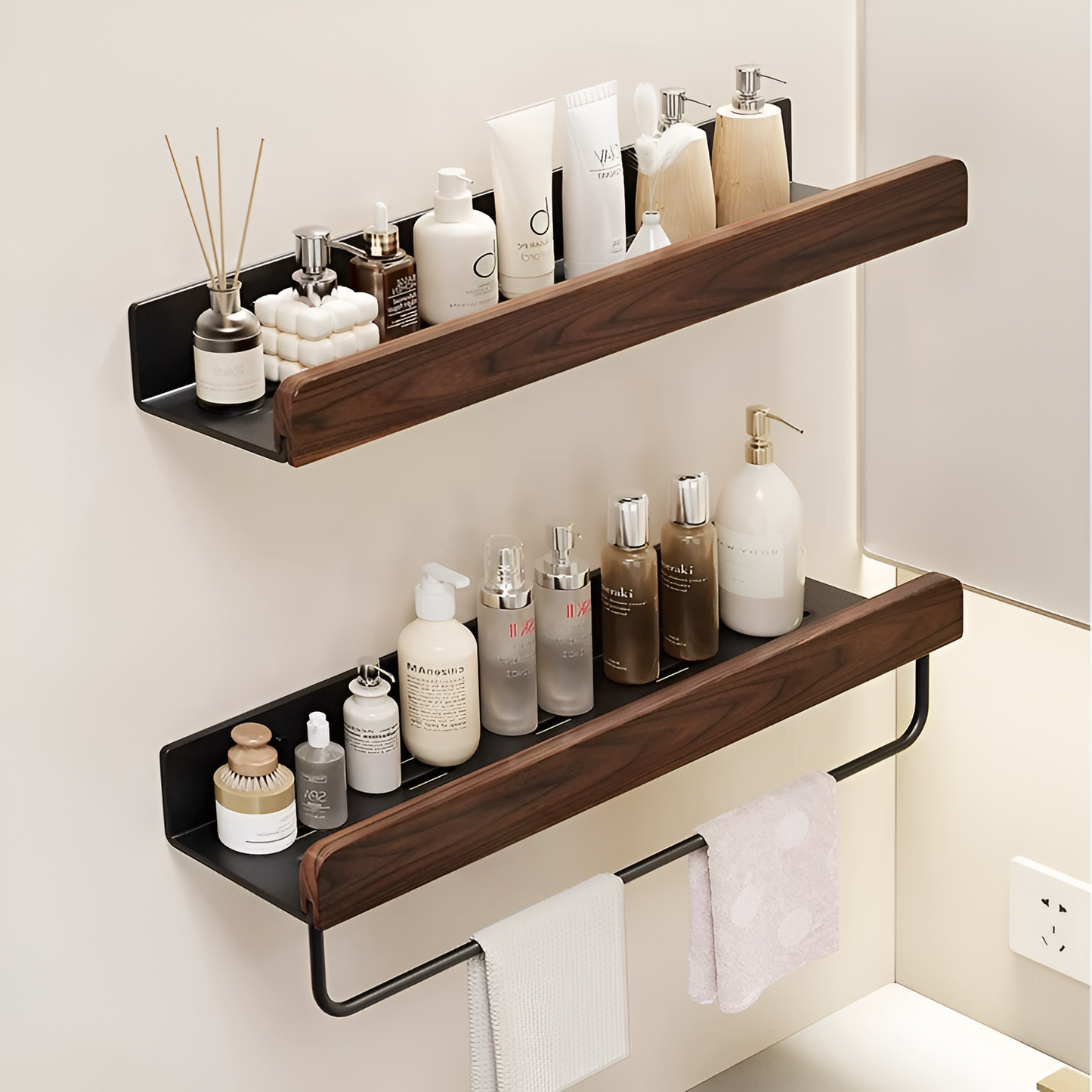 Wooden Storage Organizer Rack