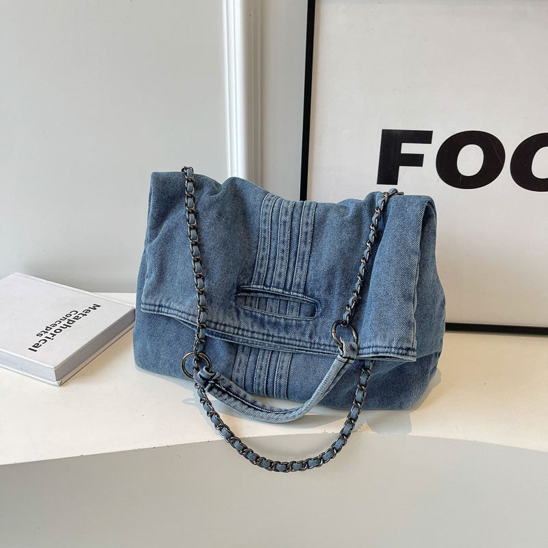 Denim Shoulder Bag