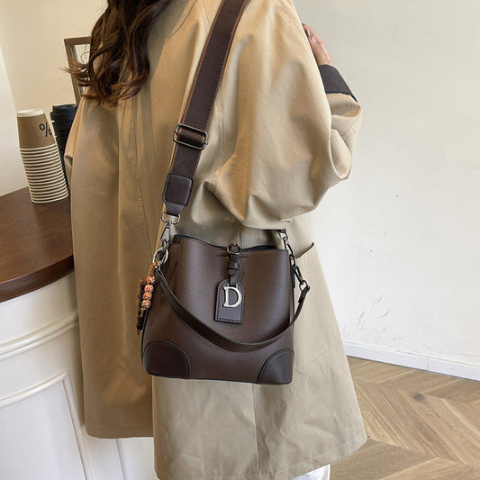 Soft Leather Bucket Bag
