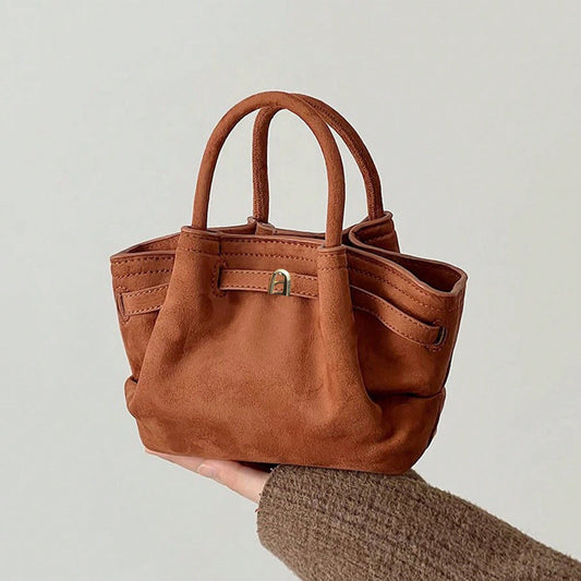 Suede Hand Bag