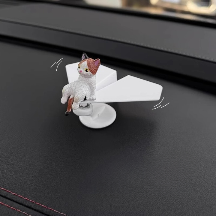 Spinning Cat Car Ornaments