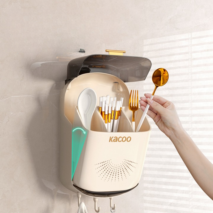 Wall-Mount Cutlery Holder