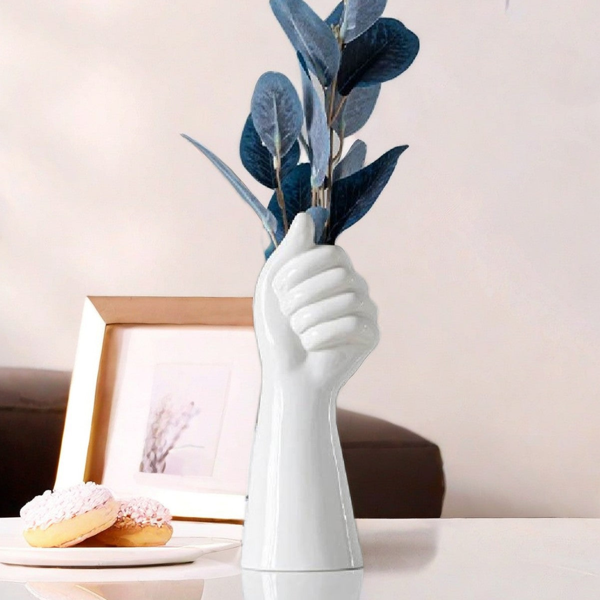 Hand-Shaped Vase