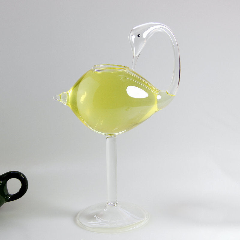 Swan Shaped Glass