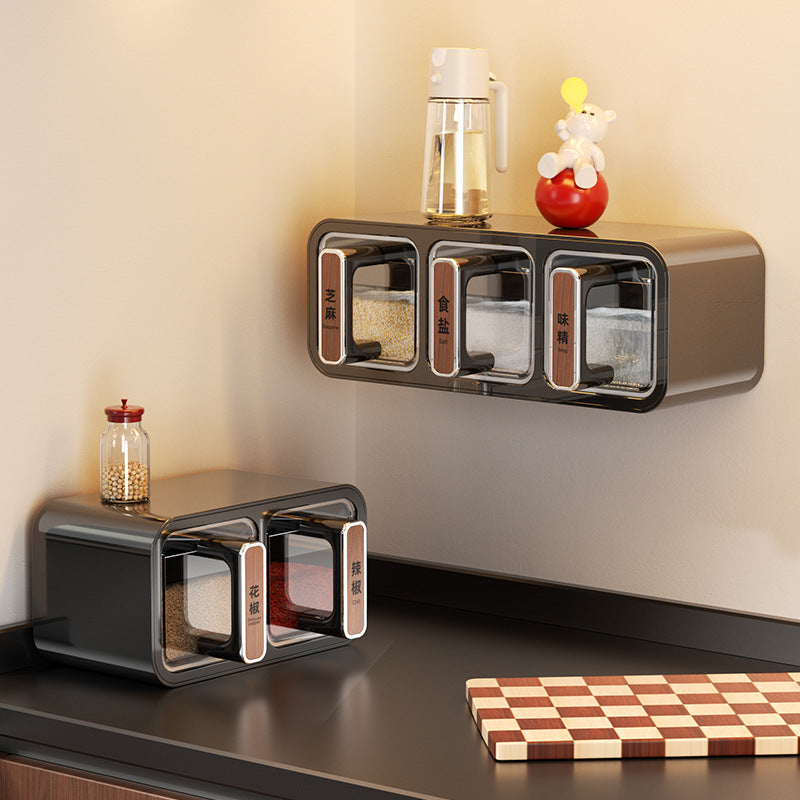 Wall-Mounted Spice Rack