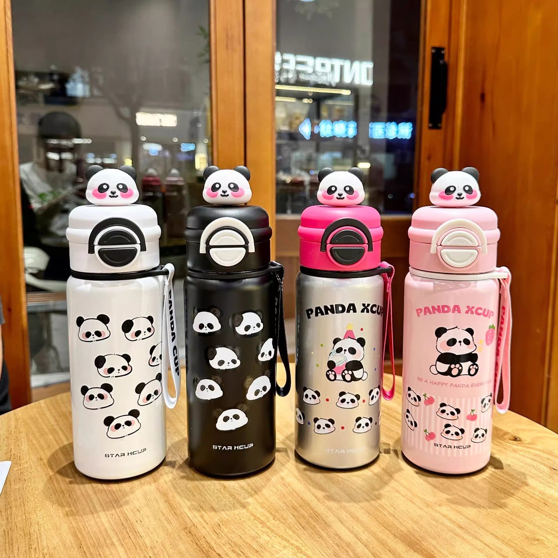 Cute Panda Water Bottle – Hey Shoppers