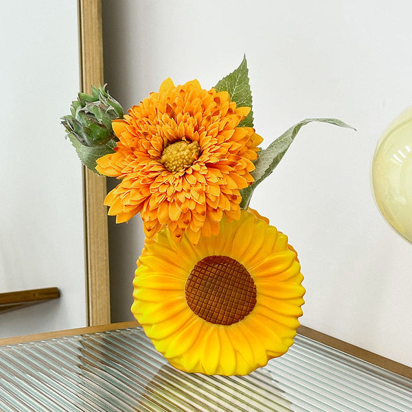 Sunflower Ceramic Vase