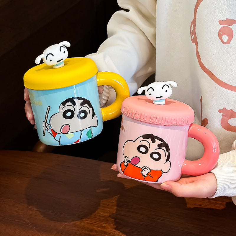 Shinchan Mug With Shiro Lid