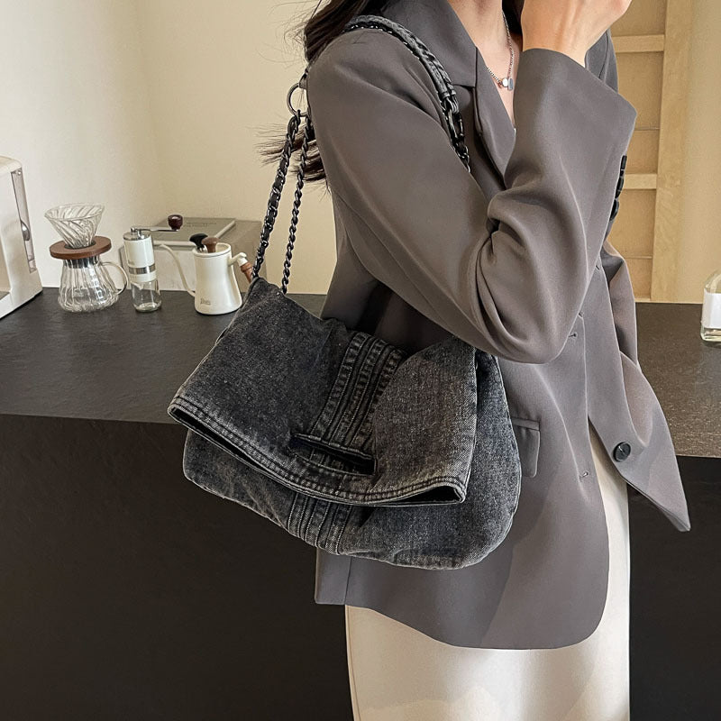 Denim Shoulder Bag