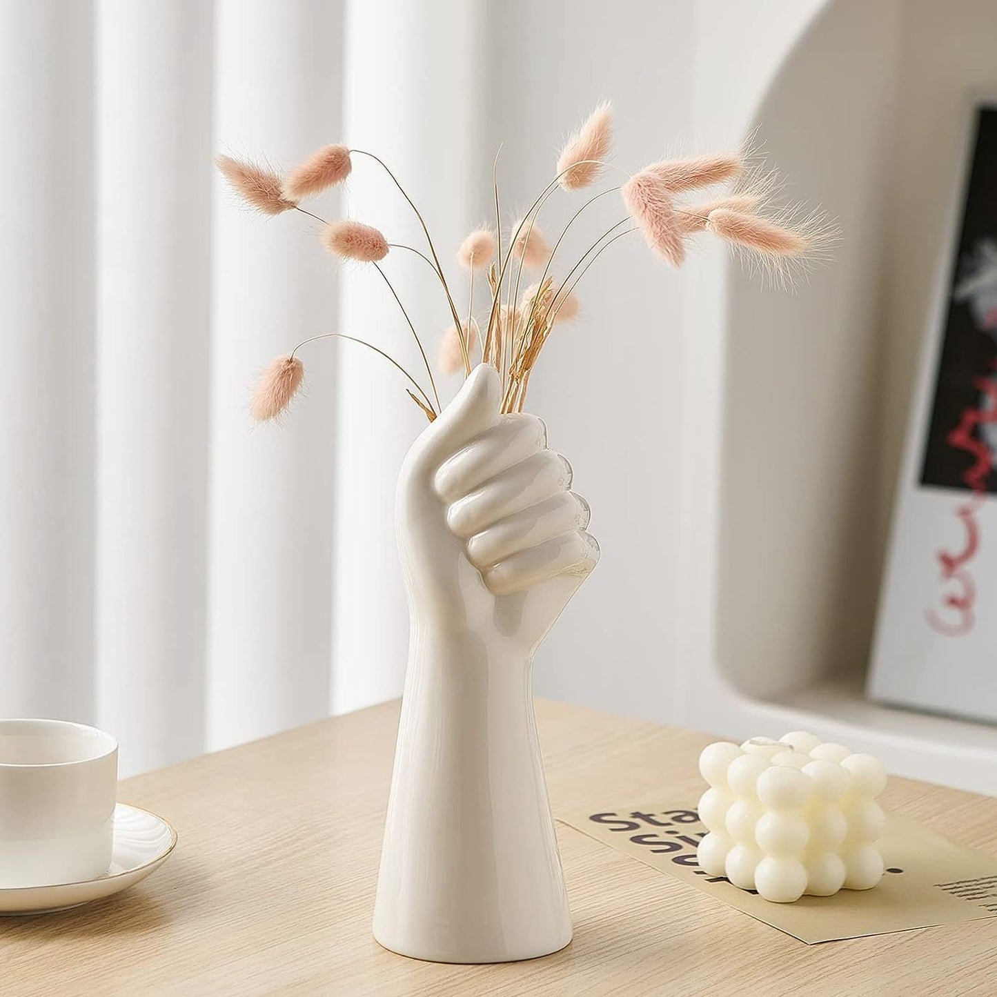 Hand-Shaped Vase