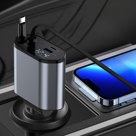 4-in-1 Car Phone Charger