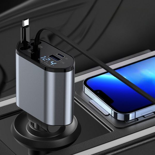 4-in-1 Car Phone Charger