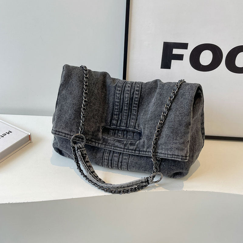 Denim Shoulder Bag