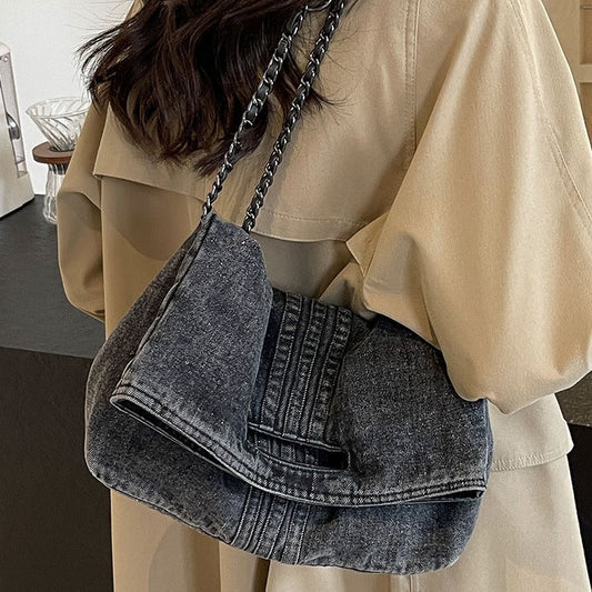 Denim Shoulder Bag