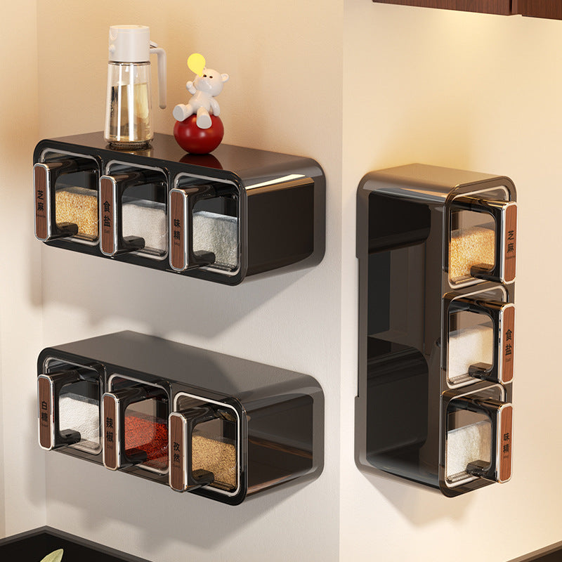 Wall-Mounted Spice Rack