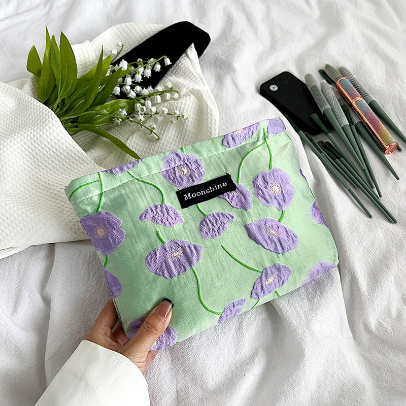 Floral Cosmetic Pouch