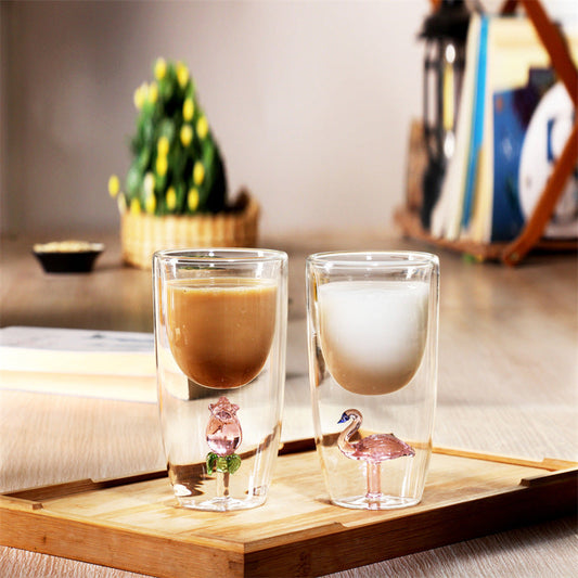 Double Glass Cup