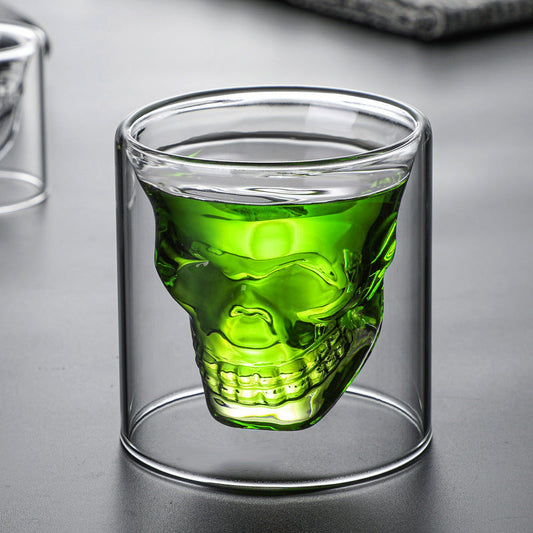 Skull Double Layer Glass