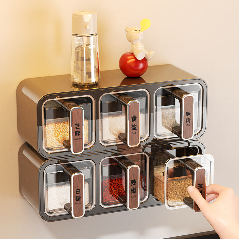 Wall-Mounted Spice Rack