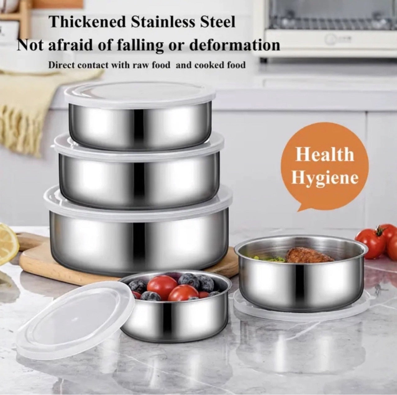 Stainless Steel Storage Containers