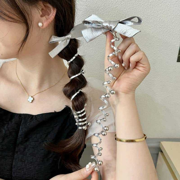 Bow Spiral Hair Ties