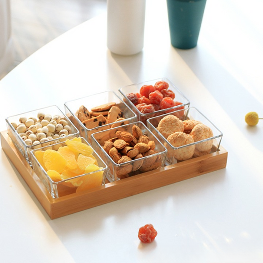 Bowl Set with Serving Tray