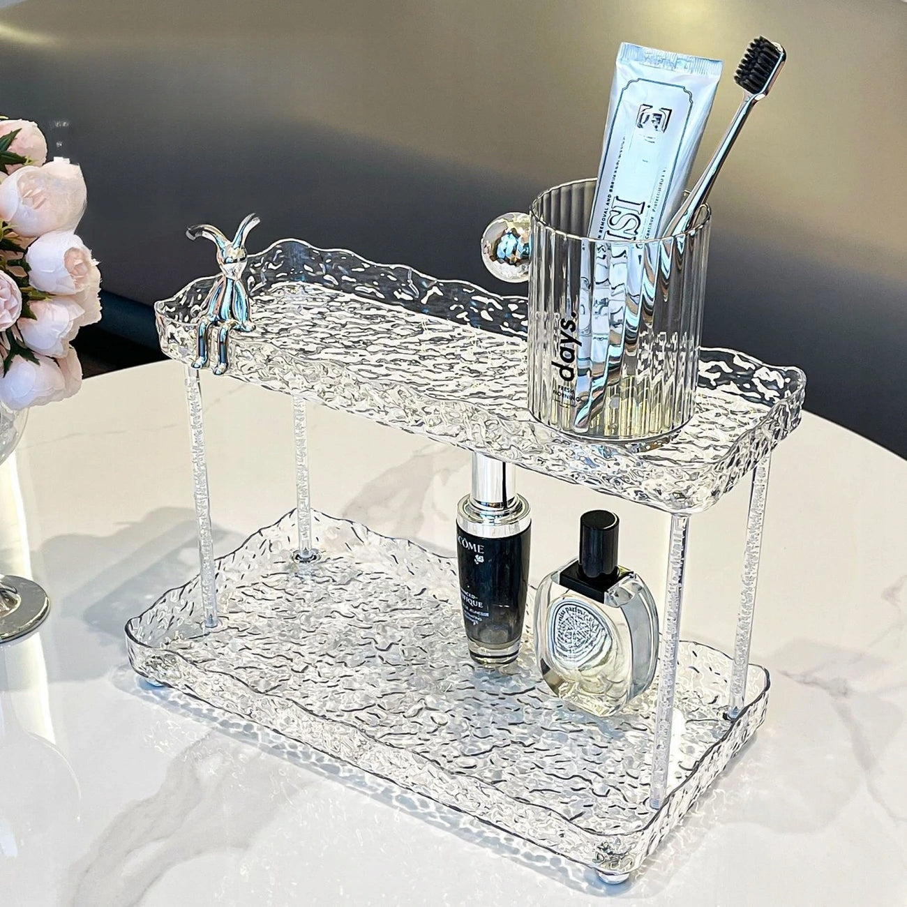 2-Tier Acrylic Storage Rack