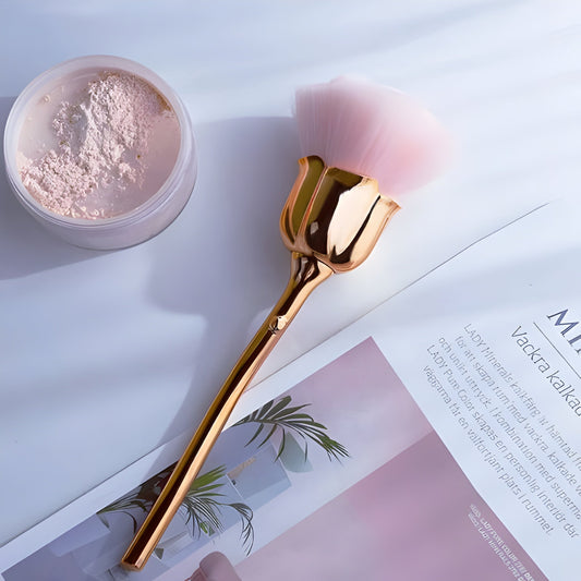 Rose Makeup Brush(2 pieces)