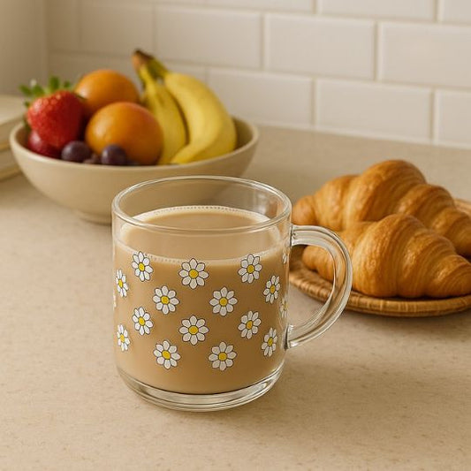 Daisy Glass Cup