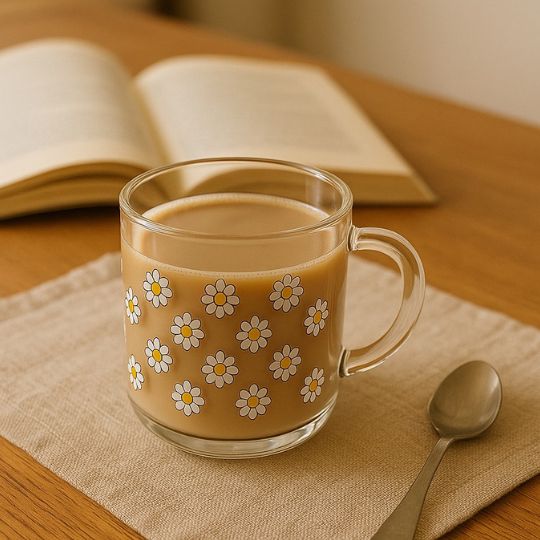 Daisy Glass Cup