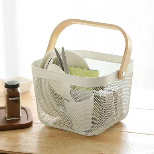 Metal Mesh Storage Basket