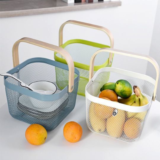 Metal Mesh Storage Basket