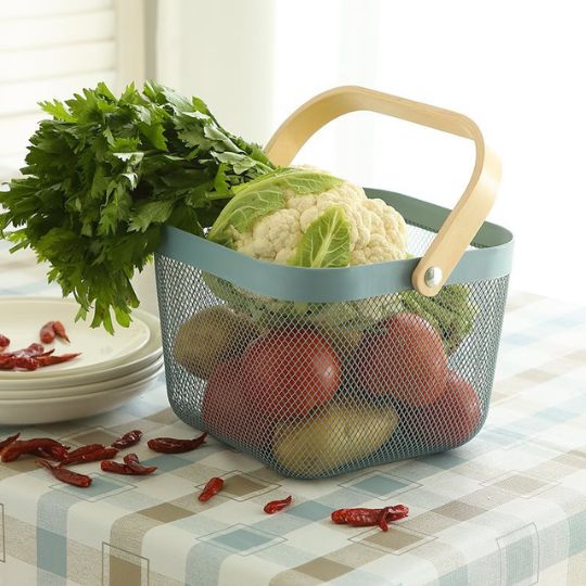 Metal Mesh Storage Basket