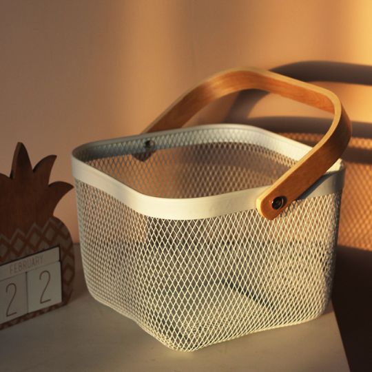 Metal Mesh Storage Basket