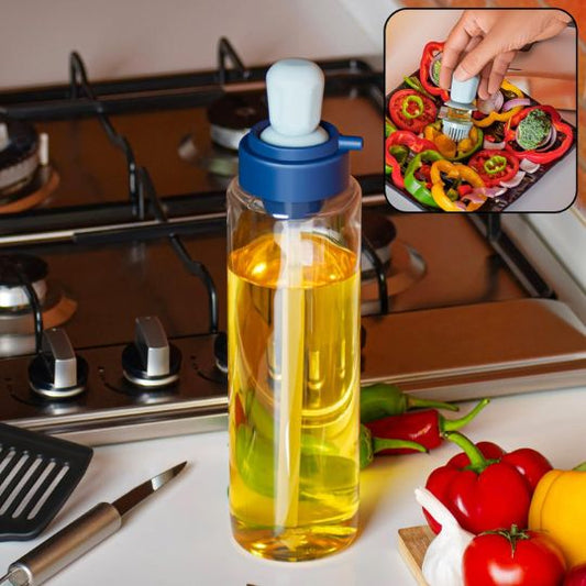 2 in 1 Transparent Oil Dispenser