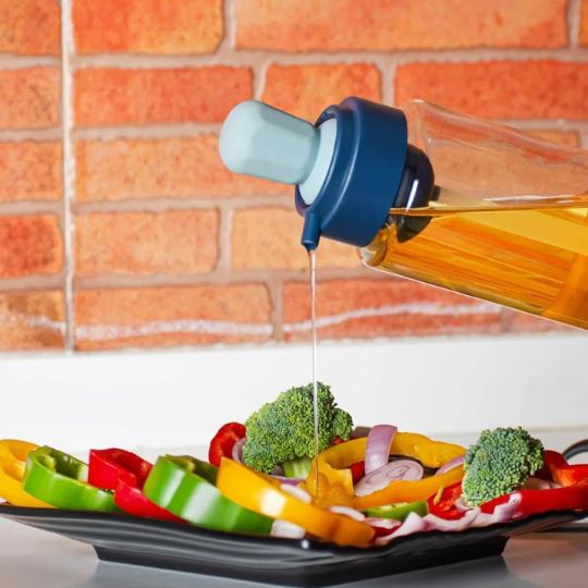 2 in 1 Transparent Oil Dispenser