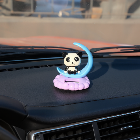 Solar Dancing Panda Ornament