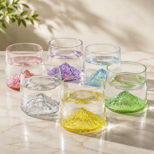 Rainbow Mountain glasses