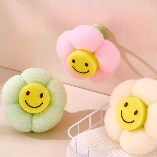 Flower Smile Bath Sponge